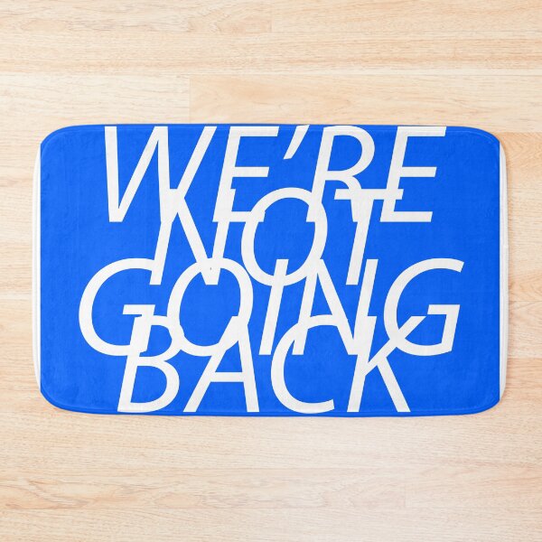 Item preview, "We're Not Going Back" mkI - Harris-Walz 2024 designed and sold by BurningCity.