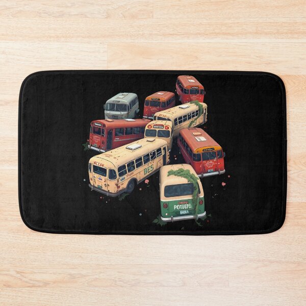Item preview, Haunting Beauty of Bus Graveyard | Abandoned Bus Art designed and sold by D3monic.