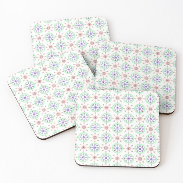 Item preview, A pattern of circles and squares in various colors designed and sold by PWDigitalArt.