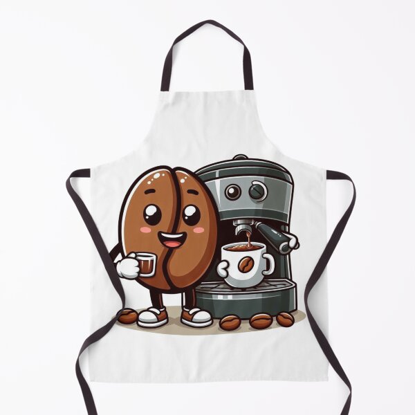 Item preview, Cheerful Coffee Machine designed and sold by ArtTeeTop.