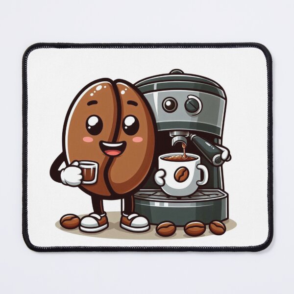 Item preview, Cheerful Coffee Machine designed and sold by ArtTeeTop.