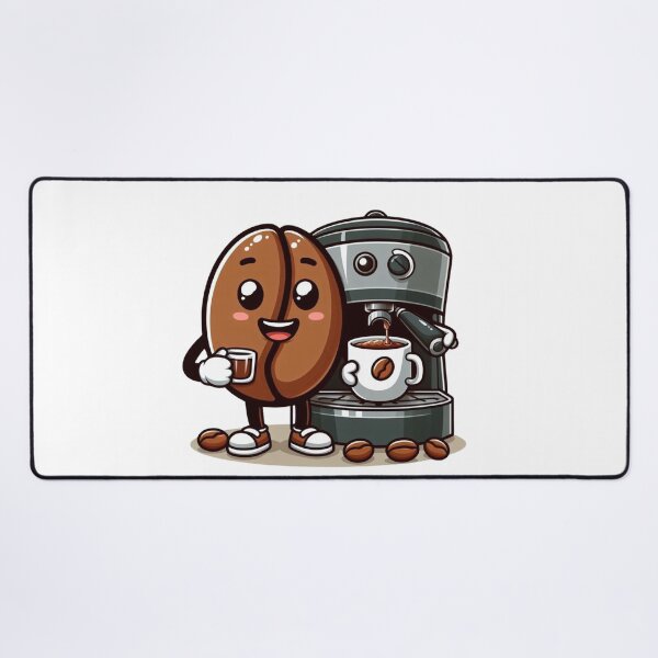 Item preview, Cheerful Coffee Machine designed and sold by ArtTeeTop.