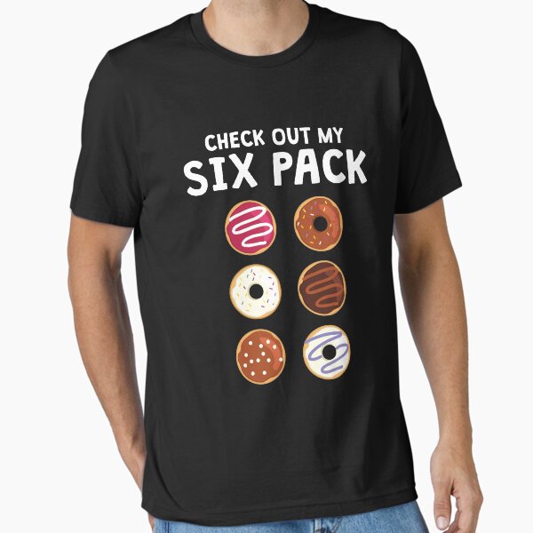 Item preview, Check Out My Six Pack Funny Donut Fitness Shirt  designed and sold by allsortsmarket.