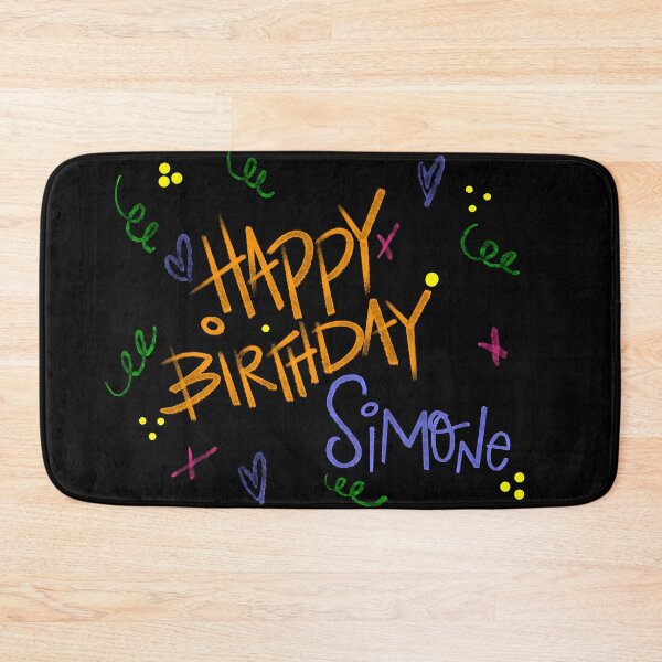Item preview, HAPPY BIRTHDAY SIMONE CUSTOM NAME  designed and sold by GIVENGRACE.ART.
