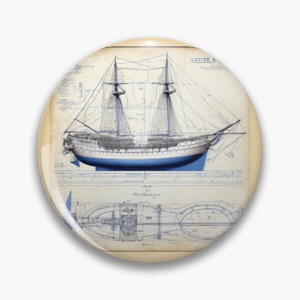 Item preview, Nautical Blueprint designed and sold by Bondillero.