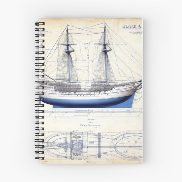 Item preview, Nautical Blueprint designed and sold by Bondillero.