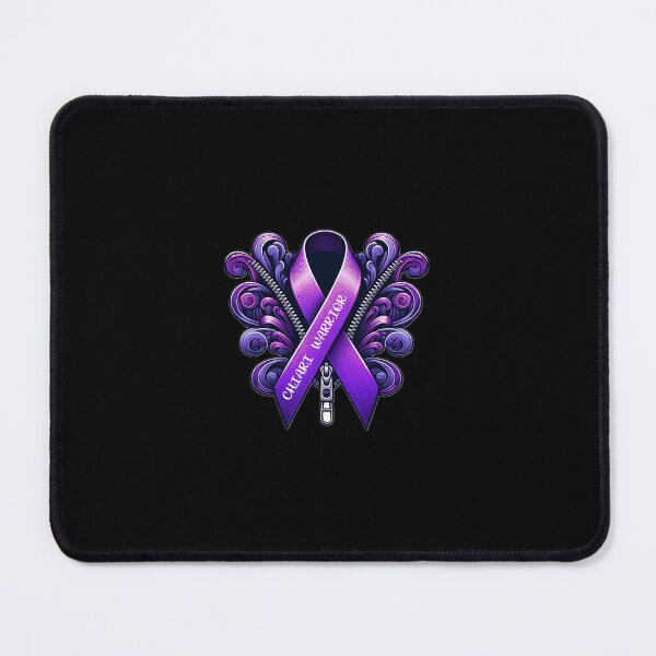 Item preview, Fancy Chiari Warrior Zipper Ribbon -Black background  designed and sold by TonzDesigns.