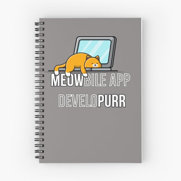 Item preview, Mobile App Developer - purr - cat loving programmer designed and sold by We-thePixels.