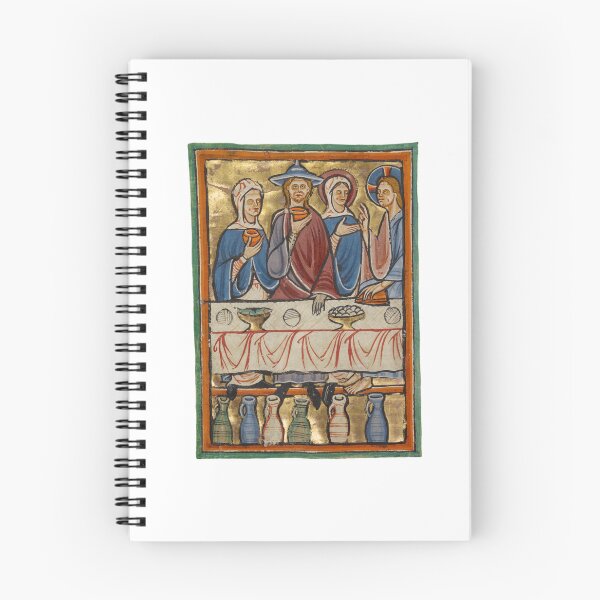 Item preview, The Marriage at Cana designed and sold by CarolusMarcus | Medieval Sacred Art.