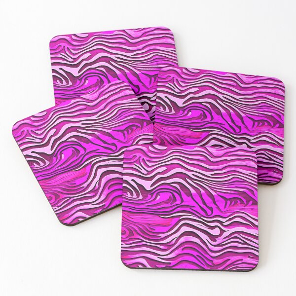 Item preview, Pink Zebra Stripes On Wood Pattern designed and sold by asurtiumgreen.