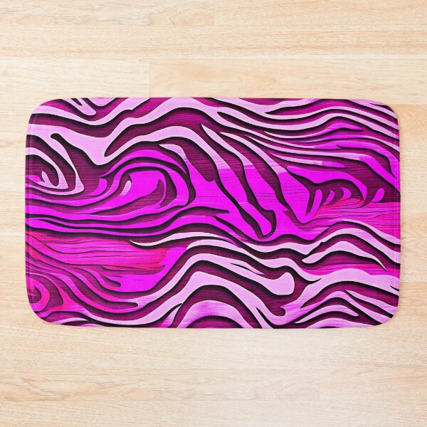 Item preview, Pink Zebra Stripes On Wood Pattern designed and sold by asurtiumgreen.