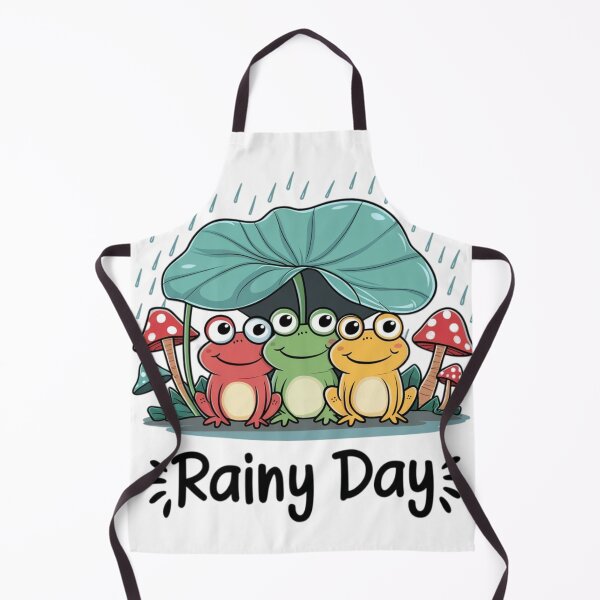 Item preview, frogs - rainy day designed and sold by 123ks.
