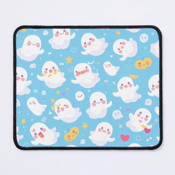 Item preview, Cute white ghosts seamless pattern designed and sold by cicicreativeart.