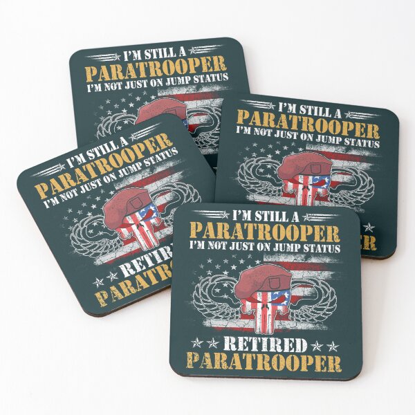 Item preview, Jump Status Retired Airborne Paratrooper designed and sold by BowenDoncaster.