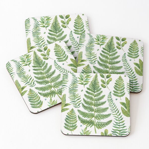 Item preview, Fern Leaves Pattern designed and sold by 100Sunsets.