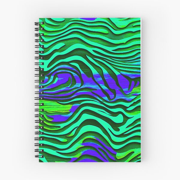 Item preview, Zebra Stripes On Wood - Green, Blue Abstract designed and sold by asurtiumgreen.
