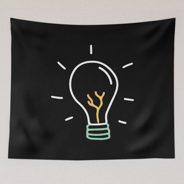 Item preview, Bright Ideas: Vibrant Light Bulb Design for Innovators & Dreamers designed and sold by Luxuriously.