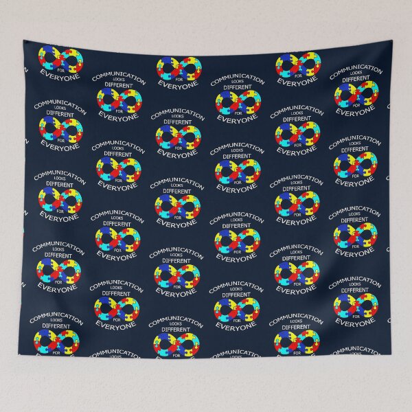 Item preview, Autism Awareness & Support Communication Looks Different for Everyone Neurodiversity designed and sold by tamdevo1.