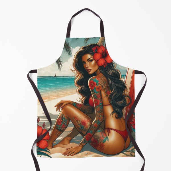 Item preview, GODDESS OF THE TROPICS - Scarlet Surf Goddess designed and sold by GoddessTropics.