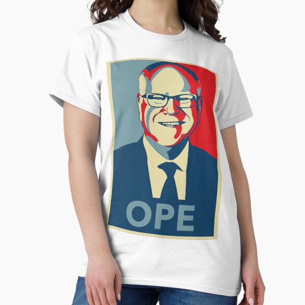 Item preview, Tim Walz - Ope stylised portrait designed and sold by Strongleton.