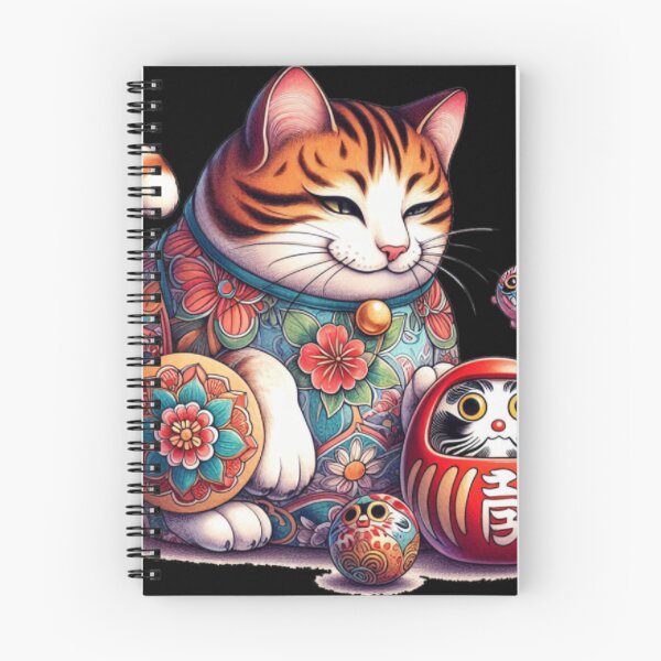 Item preview, Daruma and Lucky Japanese Cat designed and sold by JustinaClures.
