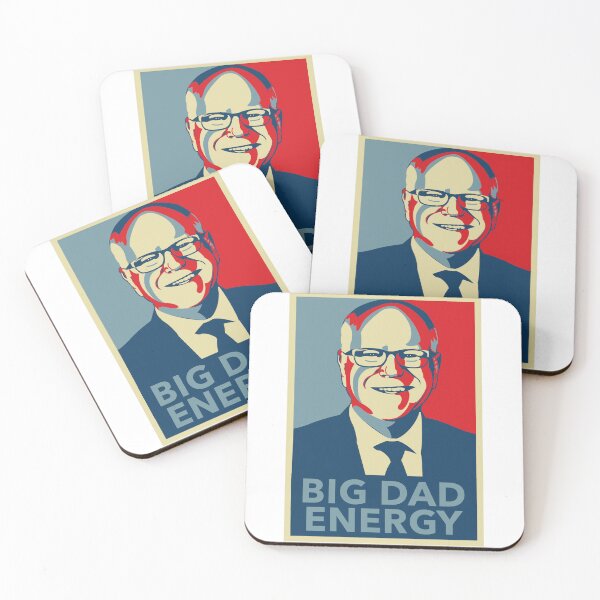 Item preview, Tim Walz - BDE stylised portrait designed and sold by Strongleton.