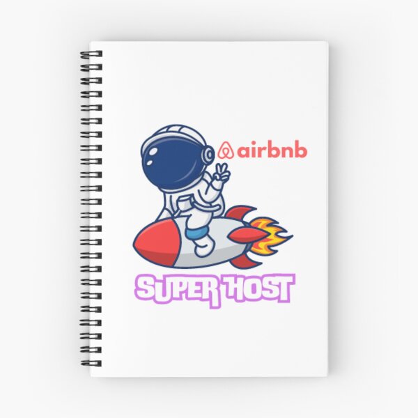 Item preview, Super Hero Super Host Airbnb Home Reservation Apartments Five Stars Cosmonaut Peace designed and sold by DaniVi.