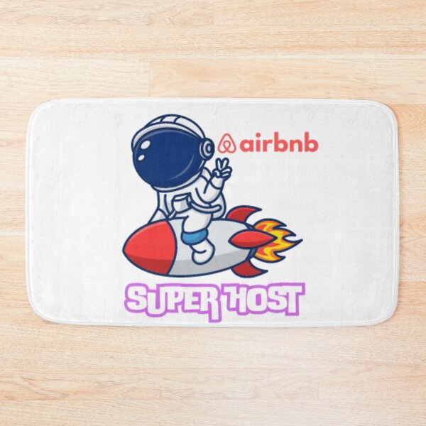 Item preview, Super Hero Super Host Airbnb Home Reservation Apartments Five Stars Cosmonaut Peace designed and sold by DaniVi.