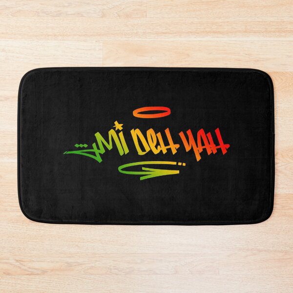 Item preview, Mi Deh Yah Graffiti Tag Style Rasta Colors Reggae designed and sold by rastauniversity.