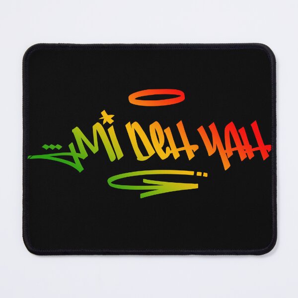 Item preview, Mi Deh Yah Graffiti Tag Style Rasta Colors Reggae designed and sold by rastauniversity.
