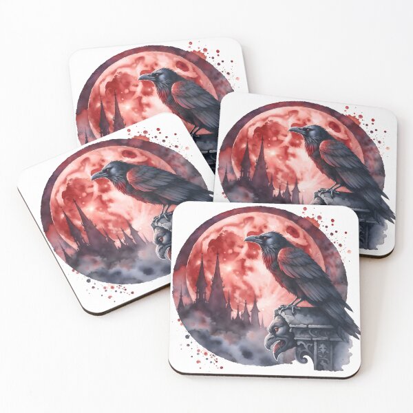Item preview, Raven Near Dracula Castle Castlevania designed and sold by RubisLeaf.