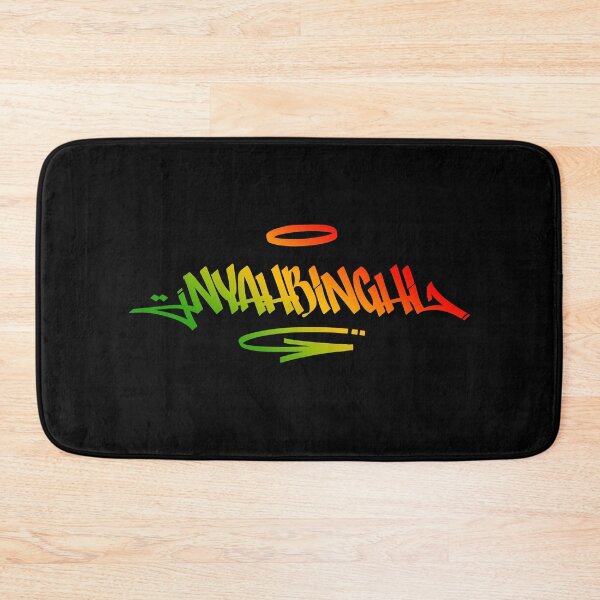 Item preview, Nyahbinghi Graffiti Tag Style Rasta Colors Reggae designed and sold by rastauniversity.