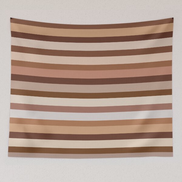 Item preview, Earth Tones Stripes Earthy Horizontal Lines Brown Beige Greige Tan 1 of 4 designed and sold by Beachy.