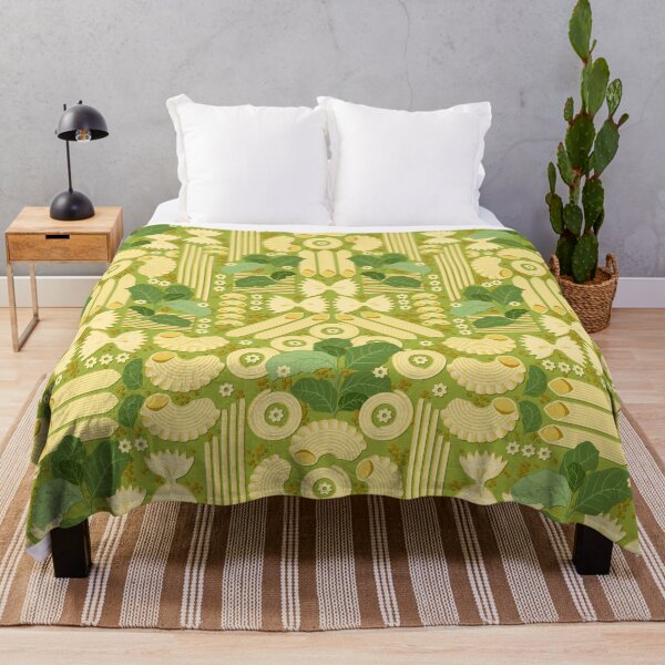Item preview, Vermicelli and basil on green background designed and sold by Alex  Blud.