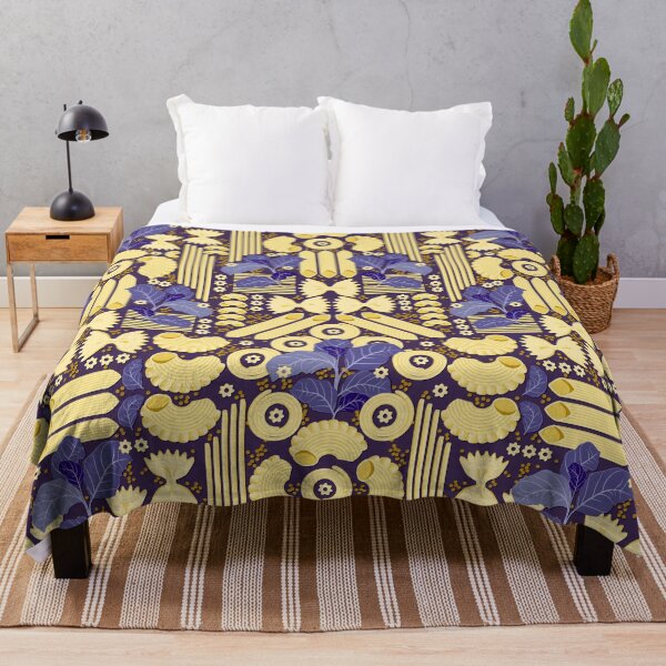 Item preview, Vermicelli and basil on dark blue background designed and sold by Alex  Blud.