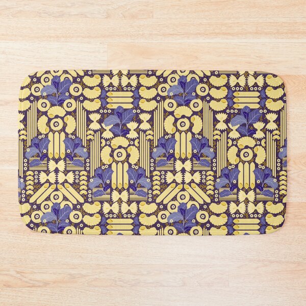 Item preview, Vermicelli and basil on dark blue background designed and sold by Alex  Blud.