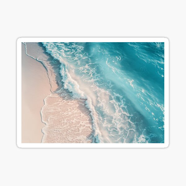 Aperçu de l'œuvre Océan Esthétique Beachy Vibes Esthétique De La Mer Style Beachy Esthétique De L'eau Abstrait Bleu Océan Vagues De L'océan De Rêve créée et vendue par HomeFeeling.