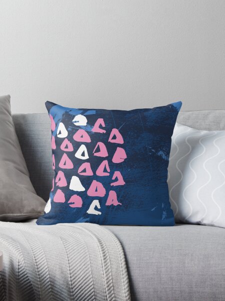 Pink Leopard Throw Pillow