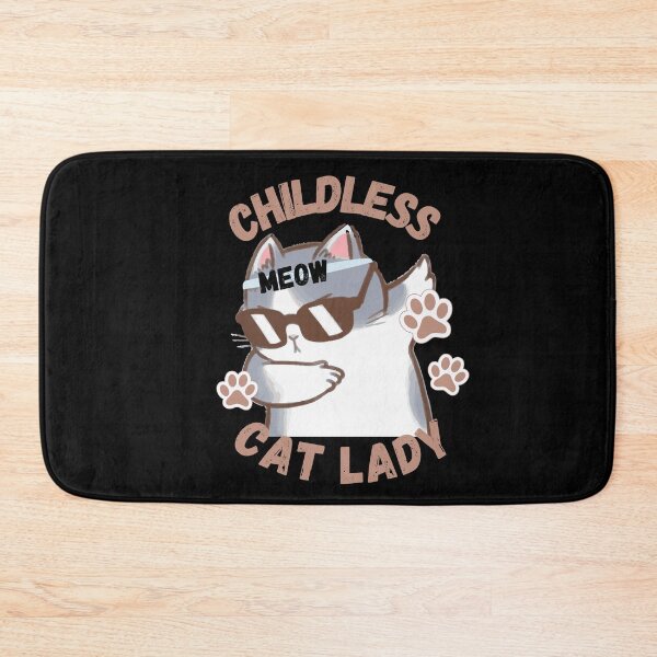 Item preview, Childless Cat Lady Cute Cool Cats designed and sold by MerchMagia.