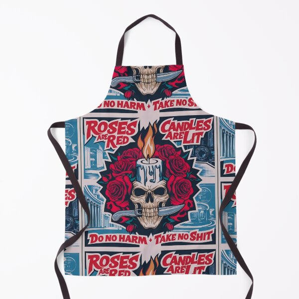 Item preview, Do No Harm, Take No Shit - Skull and Roses designed and sold by pixelated_echoes.