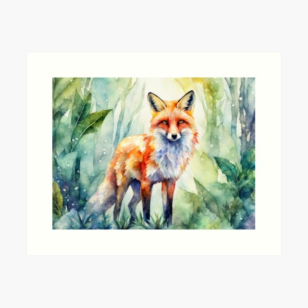Item preview, Enchanted Forest Fox designed and sold by Freedomideas.