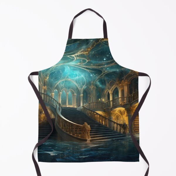 Item preview, Abstract Castle Library designed and sold by GreenInkXpress.