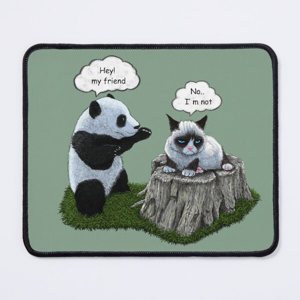 Item preview, Panda and cat designed and sold by tummeow.