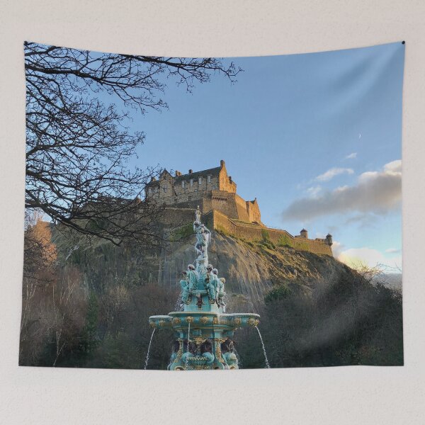 Item preview, Edinburgh Castle and Ross Fountain designed and sold by smh2.