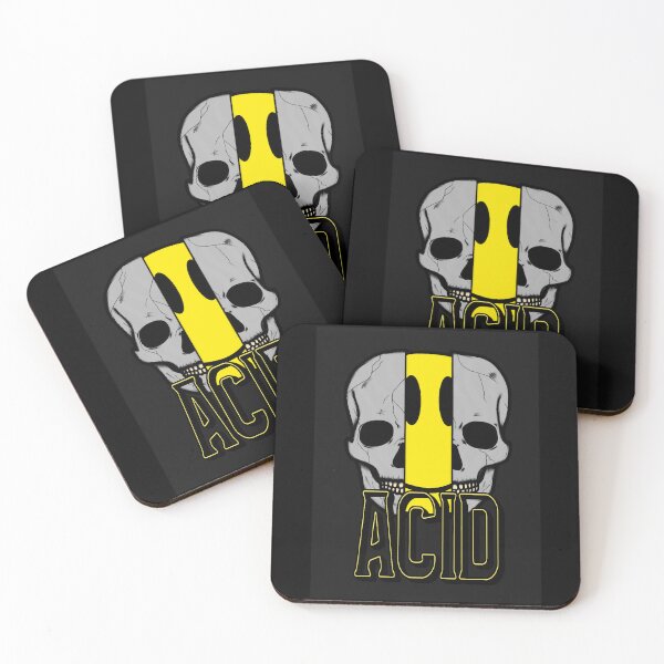 Item preview, Acid Smiley Face Inside A Skull Active  designed and sold by FullyDigitalMa.