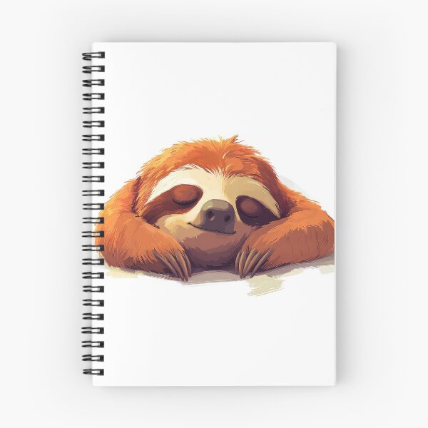 Item preview, Adorable sloth peacefully sleeping with a content expression. designed and sold by MystiS.