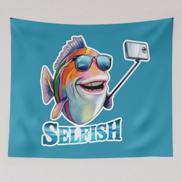 Item preview, Selfish designed and sold by tee-blah-blah.