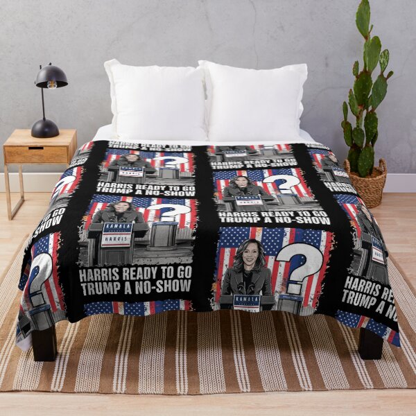 Item preview, Harris Ready To Go Trump A No-Show Election Debate 2024 designed and sold by GravitiTees.