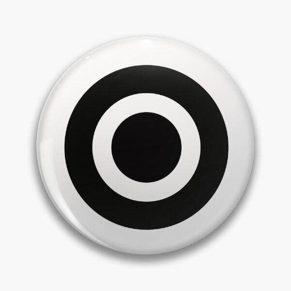 Item preview, Black White Circle Shape Monogram designed and sold by PatternTitan.