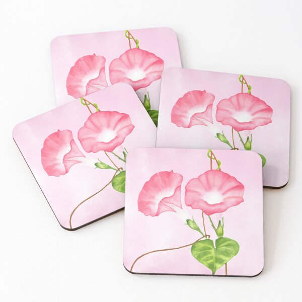 Item preview, Watercolour Morning Glories  watercolor floral art aquarelle designed and sold by Yarlseri.